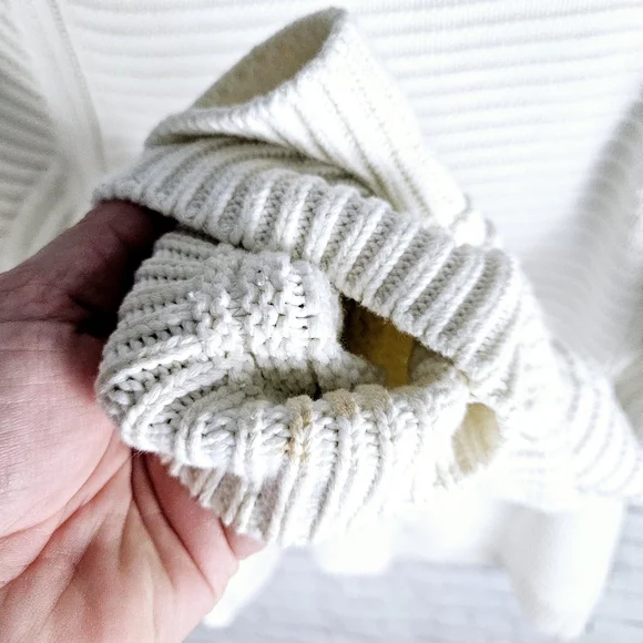 GAP | mock neck cable fisherman chunky knit full zip sweater - Picture 5 of 9